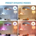 thumbnail image 4 of WiZ 60-Watts Equivalent Squire Smart LED Lamp Full Colour and Tunable White 2200K-6500K, 4 of 8