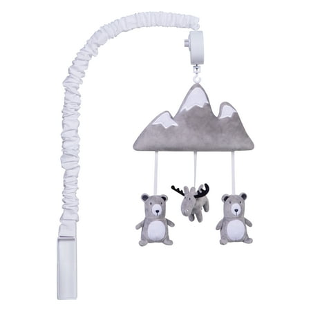 UPC: 0846216061332 | Trend Lab Unisex Gray Forest Mountain Musical Mobile