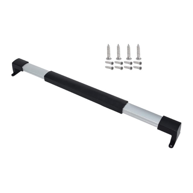 jinwen Universal RV Screen Door Cross Bar 21.6-28.7inch Lightweight Aluminum Simple Assembly Retractable Multipurpose Anti Slip Grip