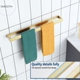 thumbnail image 5 of KOKOSIRI Towel Bar Brushed Gold Bath Towel Holder 24 Inch Kitchen Towel Hanger Rack Stainless Steel Bathroom Hardware Wall Mounted, 1 Pack B4008BG-L24, 5 of 6