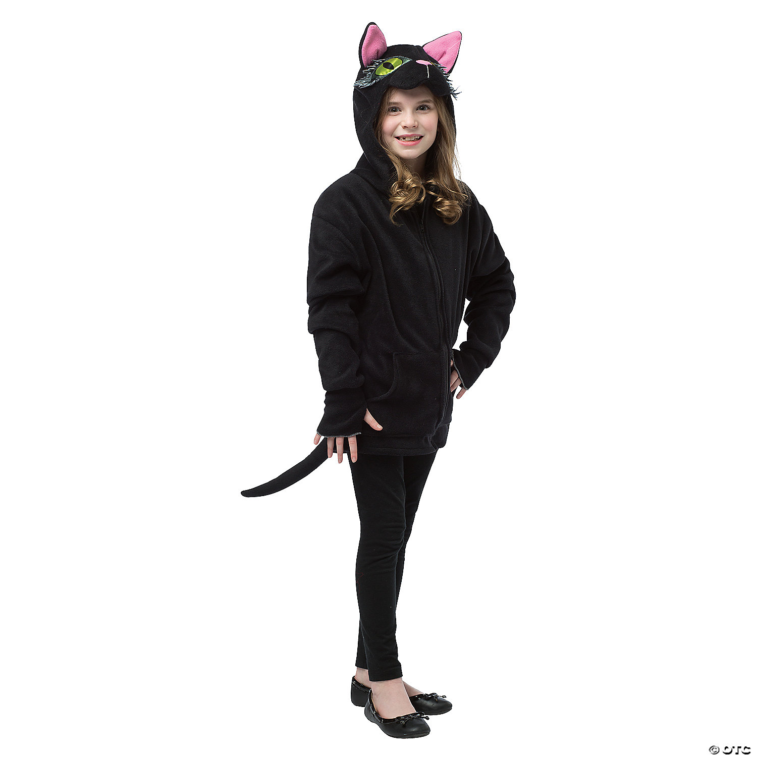 Black Cat Hoodie Child Halloween Costume