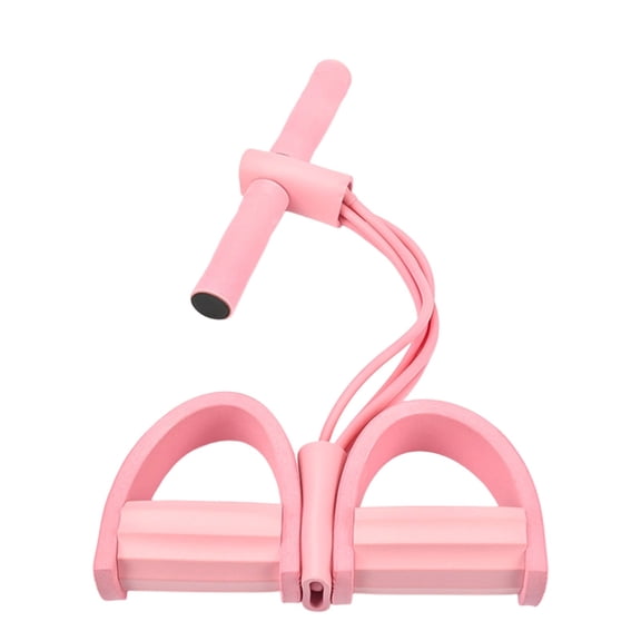 MMJ Pedal Resistance Band with Handle 4 Tube Home Gym Exercise for Arm Leg Waist Strength Training