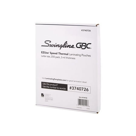 Swingline ezuse pouches 200pk 3mil letter size