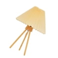 thumbnail image 1 of Lámpara De Mesa Plisada Retro, Con Luz De Escritorio Con Base De USB, Para La Oficina De La Oficina Del Dormitorio De 14.11 Oz De Sombra De Tela, 1 of 7
