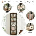thumbnail image 5 of Tribesigns 6 Tier Tall Corner Bookcase, Wood Metal, 12.59" x 12.59" x 66.9", 23 lb, 5 of 7