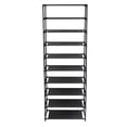 thumbnail image 6 of XILE 10 Tier Stackable Shoe Rack Storage Shelves - Stainless Steel Frame Holds 50 Pairs Of Shoes, 6 of 7