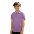 thumbnail image 4 of Shadoumai Polo Shirts for Boys 10-12 Polka Dot Print Button Closure Short Sleeve Pocket Shirts Casual Funny Tees Boy Shirt with Pocket, 4 of 5