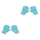 thumbnail image 3 of Qarigey 1 par de guantes para niños, accesorios de ropa para exteriores, para niños y niñas, cubiertas para calentar las manos, guante de Azul claro 2piezas, 3 of 6