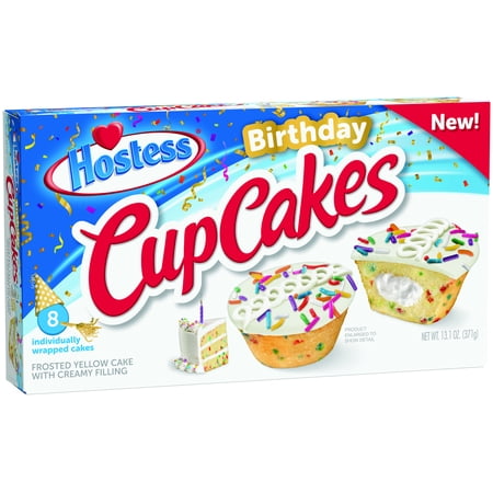 Hostess Birthday Cupcakes - 8ct/13.1oz.