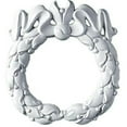 thumbnail image 1 of Ekena Millwork ONL08X07DU 8.62 In. W X 7.87 In. H X .75 In. P Architectural accent - Dublin Wreath Center Onlay, 1 of 1