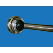 Rotator Rods Rotating 60'' Curved Fixed Shower Curtain Rod