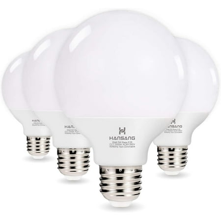 Hansang G25 Led Globe Light Bulbs 60w Equivalent 5000k Daylight White Eye Friendly Decorative Vanity Round Canada - Best Decorative Globe Light Bulbs Hansang G25 Led Globe Light Bulbs 60w Equivalent 5000k Daylight White Eye Friendly Decorative Vanity Round Canada - Best Decorative Globe Light Bulbs