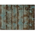 thumbnail image 2 of Abstract Vintage Farmhouse Wooden Planks Area Rugs, Retro Cyan Turquoise Brown Wood Grain Print Rug, Indoor Non-Slip Kids Rugs For Bedroom Room Mat Home Decor Floor Mats, 2 of 7