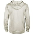 thumbnail image 2 of Casual Garb Fleece Hoodies for Men Heather French Terry Pullover Hoodie Hooded Sweatshirt Oatmeal Heather XX-Large, 2 of 4
