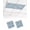 Blue, variant on Teal Coral Coastal Fluorescent Light Covers for Ceiling Lights 4x2 feet,1 Pack Magnetic Light Filters for Classroom,Ocean Nautical Seaside Beach Fluorescent Light Shade Panel for Office School Drop