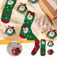 thumbnail image 1 of Bola de Navidad Calcetines de lana de coral Caja de regalo Regalo de Navidad Calcetines de dormir de dibujos animados gruesos Wmkox8yii  jkg3818, 1 of 9