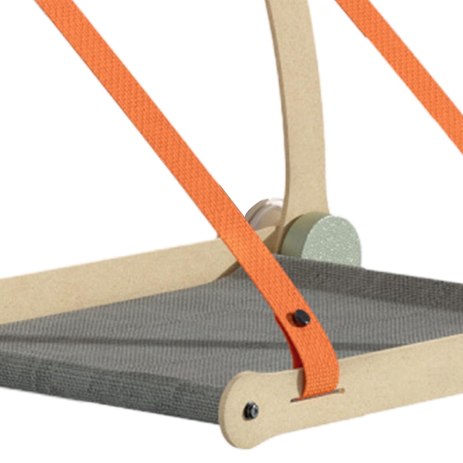 Bvdfgk Cat Window Perch Easy to Install Comfortable Sturdy Durable Hammock for Climbing Orange