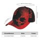 thumbnail image 2 of Fotbe Red And Black Abstract Skull Gorro Clásico de Béisbol, Gorra Ajustable con Broche Snapback, Gorro de Exterior de Algodón Suave, 2 of 6