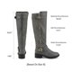 thumbnail image 2 of Botas Altas Hasta la Rodilla para Mujer DREAM PAIRS con Pantorrilla Ancha Gris 43 cm, 2 of 6