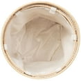 thumbnail image 5 of Kouboo Loma Round Rattan Hamper And Laundry Basket With Removable Liner, Handmade Wicker With Lid, Honey Brown, 5 of 18