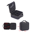 thumbnail image 2 of Qiyester Travel Makeup Case Adjustable Divider Portable Cute Cosmetic Bags Toiletry Case with Zipper for Women (Black), 2 of 10