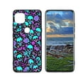 thumbnail image 1 of Compatible with Moto One 5G Ace Phone Case, Horror-Black-Witchy-Neon-Skulls-9 Case Silicone Protective for Teen Girl Boy Case for Moto One 5G Ace, 1 of 1