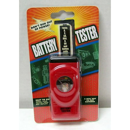 Battery Drain Tester Switch - Ulta-Lit Tree Analog Universal Handheld Battery Tester - Red
