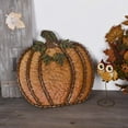 thumbnail image 2 of Metal Pumpkin Harvest Fall Decor Thanksgiving Halloween Outdoor Yard Garden Decor Free Standing Pumpkin Decorations for Home (H-18), 2 of 10