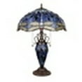 thumbnail image 2 of CHLOE Lighting SUNNIVA Dragonfly-Style Dark Bronze 3 Light Double Lit Table Lamp 16" Wide, 2 of 4