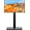 Black, variant on TAVR Universal Floor TV Stand Base for 32-75 Inch TVs up to 110 Lbs with Swivel Height Adjustable Mount, Black Tempered Glass Base for Media Storage and Space Saving