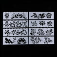 thumbnail image 2 of 8 Plantillas de Plantillas de Dibujo de Diario Scrapbooking DIY Card - Flores perfecl Plantillas de plantillas de dibujo, 2 of 8