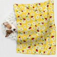thumbnail image 6 of Naloa Chamomile And Ladybug Dog Blanket, 3 Sizes Cat Blanket for Indoor Cats Large Medium Small Dog Gifts-Small, 6 of 8
