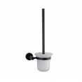 thumbnail image 2 of Lexora Bagno Nera Stainless Steel Toilet Brush in Matte Black, 2 of 3