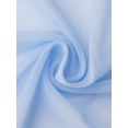 thumbnail image 5 of DARING DIVA Ruffle Long Sleeves Casual Self Tie Mesh Shrugs S Light Blue, 5 of 6