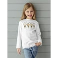 thumbnail image 2 of Cute Animals Ice Cream Lovers Long Sleeve Toddler -Image by Shutterstock,  4 Toddler, 2 of 4