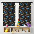 thumbnail image 5 of Blackout Kids Curtains,Game Controller Black Pattern Children's Insulated Curtains Set Of 2,Bedroom Essentials,Toddler Room Decor 42"x54", 5 of 5