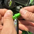 thumbnail image 3 of Line Cutterz Ceramic Blade Zipper Pull  Attachable Fishing Line Cutter for Braid, Mono - Green, 3 of 10