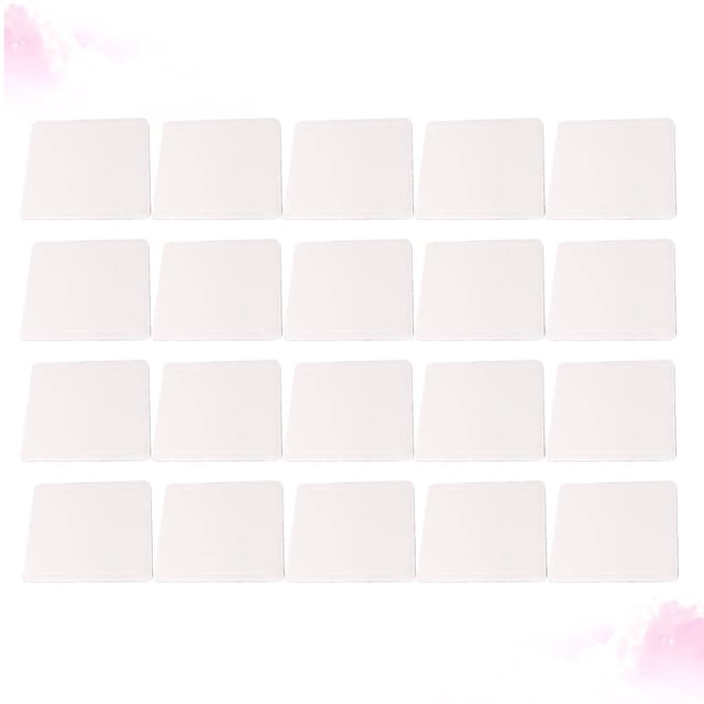 GOOHOCHY 20 Pcs Planche à Gâteau Carrée Blanche pour Rassemblements de Thé de l'Après-midi