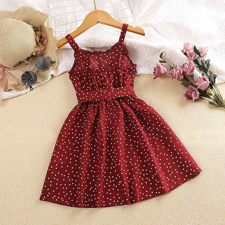 Summer Dress Short Red Dress With Spaghetti Straps Big Girls Dresses 11 Years Red Girls Flowy Summer Dress Short Red Dress With Spaghetti Straps Big Girls Dresses 11 Years Red Girls Flowy