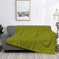 thumbnail image 2 of Yiaed Olive Print Blanket Throw Blanket Soft Cozy Flannel Blanket for Home Bed Sofa Couch Chair-50"x40", 2 of 6