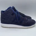 thumbnail image 1 of Adi - das Mens Veritas Mid Weave Shoes Size 9.5 Dark Blue Speckled Casual Athletic, 1 of 6