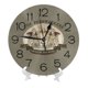 thumbnail image 2 of Reloj de pared con cara de cabra macho de animal de granja - Relojes de pared silenciosos que no hacen tictac de 10 pulgadas - Estilo rústico retro campestre decorativo para sala de estar, cocina,, 2 of 7