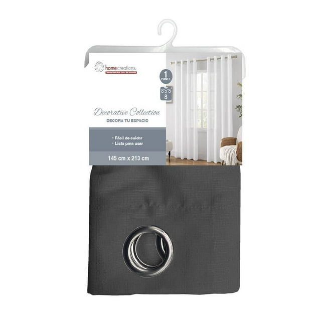 Cortina para Ventana Home Creations DecorativaGris