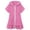Hot Pink, variant on Girls' Swim Cover Up Dress,Full Zip Hooded Absorbent Beach Robe with UPF 50+ Sun Protection,Quick-Dry Towel Material for Pool,Beach,Water Activities,Functional and Cute for Summer - Hot Pink