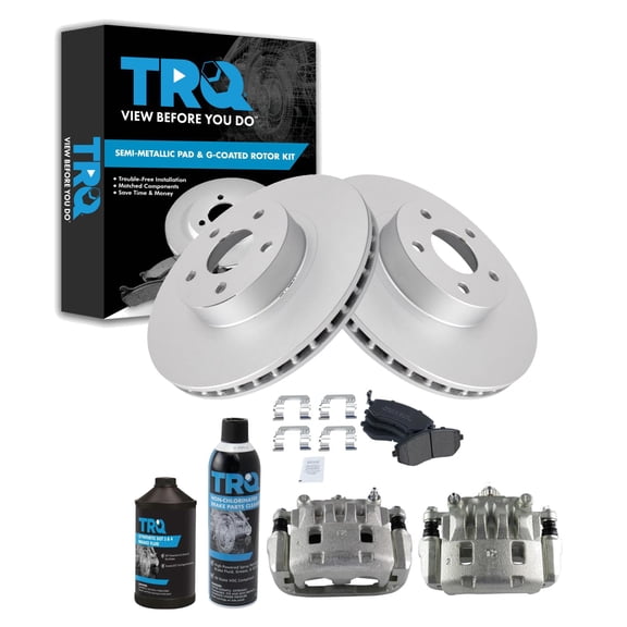 TRQ Front Brake Pad & Rotor Kit BKA45029 Fits Select 2005-2006 Saab 9-2X , 2003-2008 Subaru Impreza , 2002-2005 Subaru Legacy