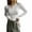 White, variant on WBQ Women's Ribbed Sweater Long Sleeve Slim Knitted Pullover