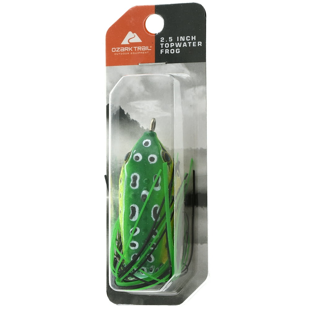 Ozark Trail 2.5" Green Topwater Frog Lure