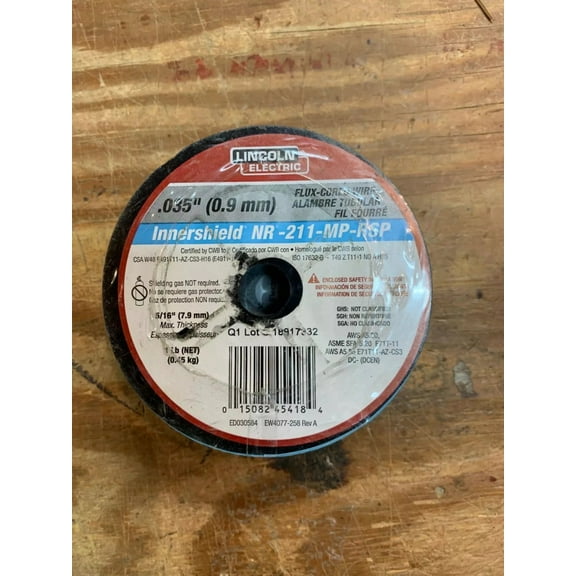 Lincoln Electric ED030584 .035 1 LB Spool of MIG Inner Shield Flux Core Welding Wire