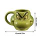 thumbnail image 2 of Taza de café de cerámica esculpida del Dr. Seuss Grinch, recuerdo coleccionable y maravillosa taza de café, 2 of 4
