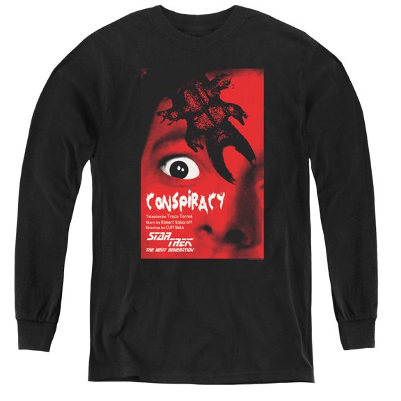 Star Trek - Tng Season 1 Episode 25 - Youth Long Sleeve Shirt - Large